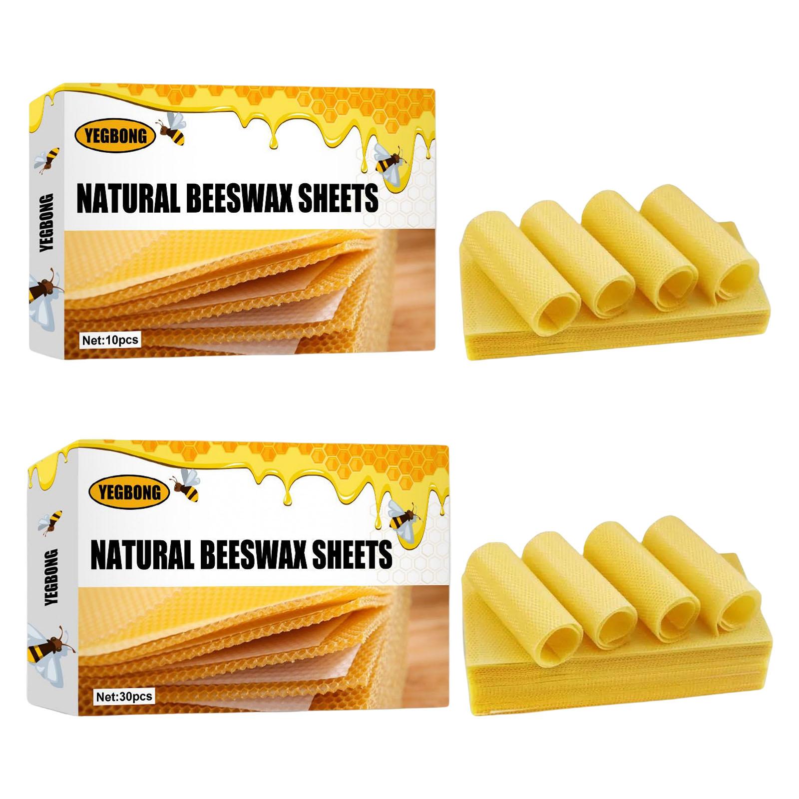 Candle Making Kits - Bienenwachsblätter, Imkerei-Grundierungsblätter, Bienenwachskerzenherstellungsset, natürliche Bienenwachs-Wabenblätter für