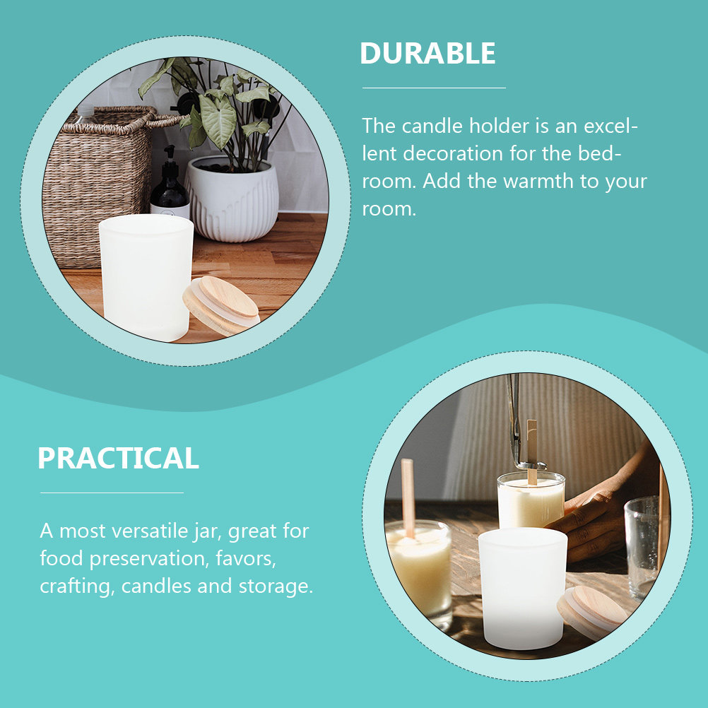Dickwandiges Glasgefäß mit rus – Candle Making Jars With Lids Bewertung und Preis