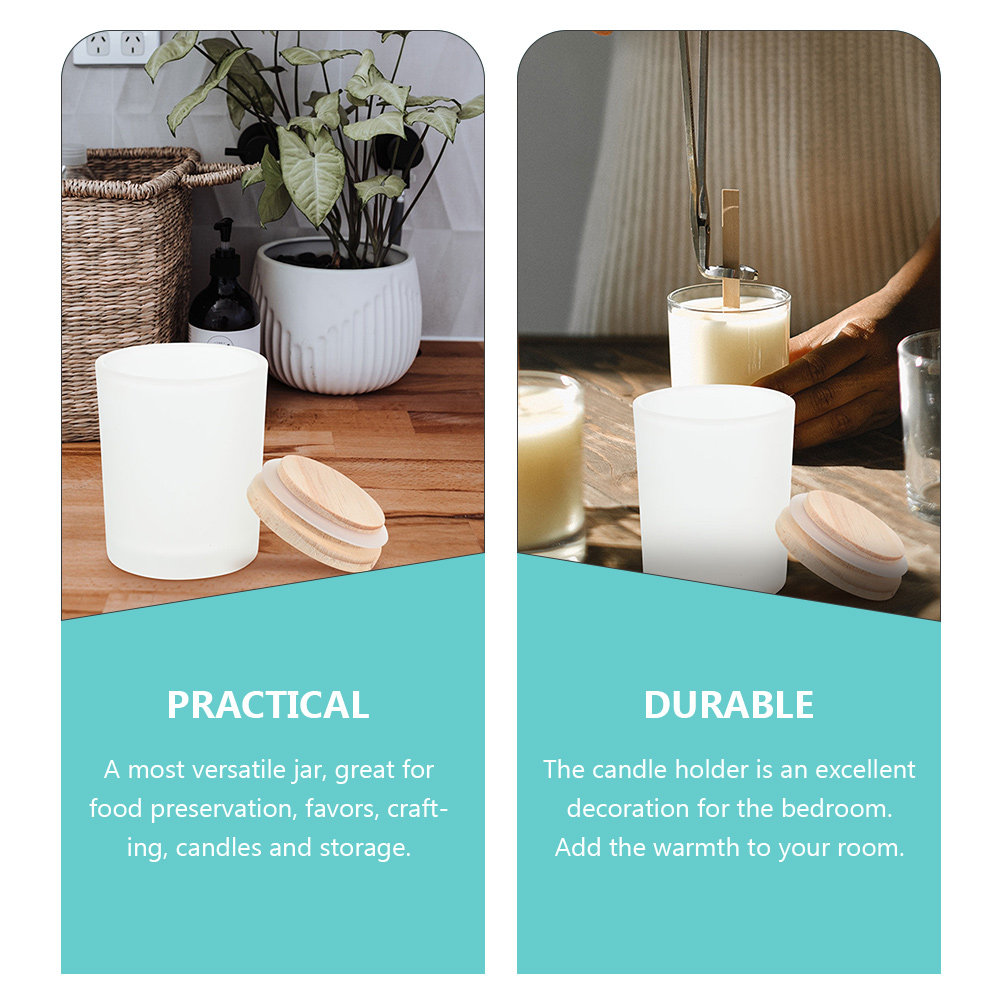 Dickwandiges Glasgefäß mit rus – Candle Making Jars With Lids Bewertung und Preis